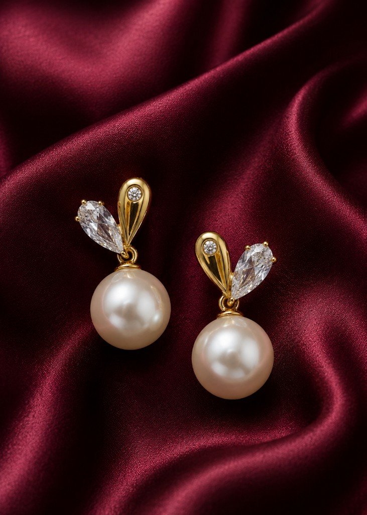 Crystal Teardrop Dangle Earrings