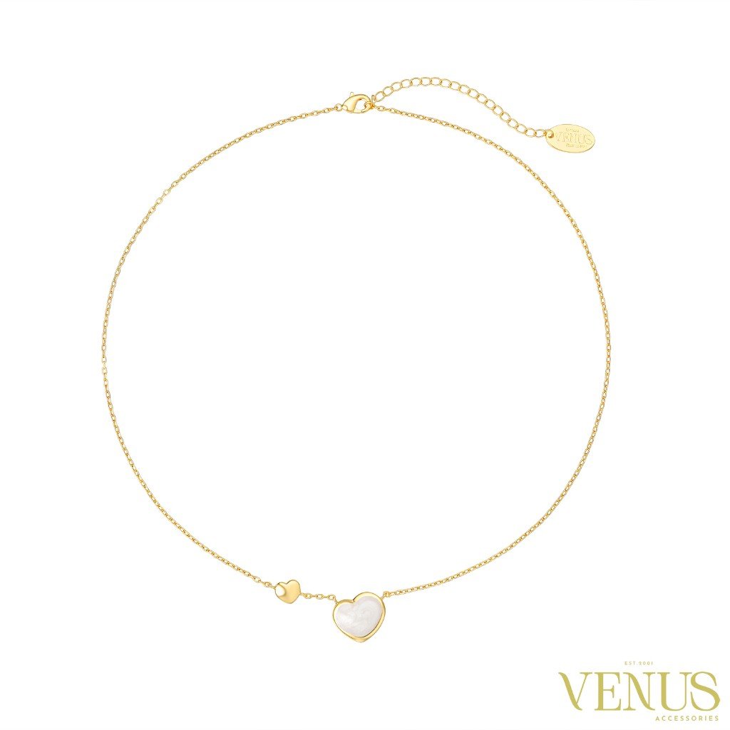gold Heart Pearl Drop Gold Anklet