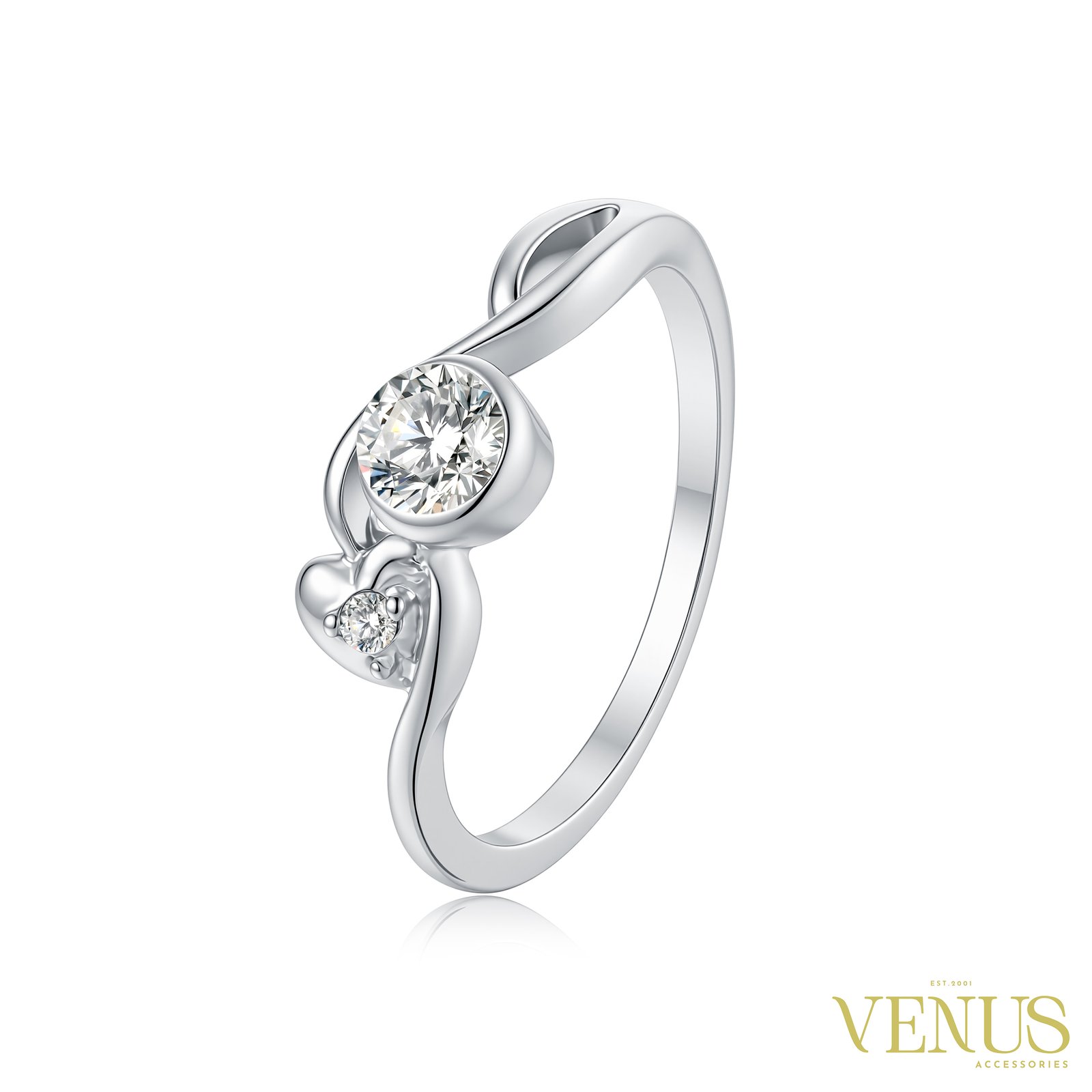 Crystal Knot Ring