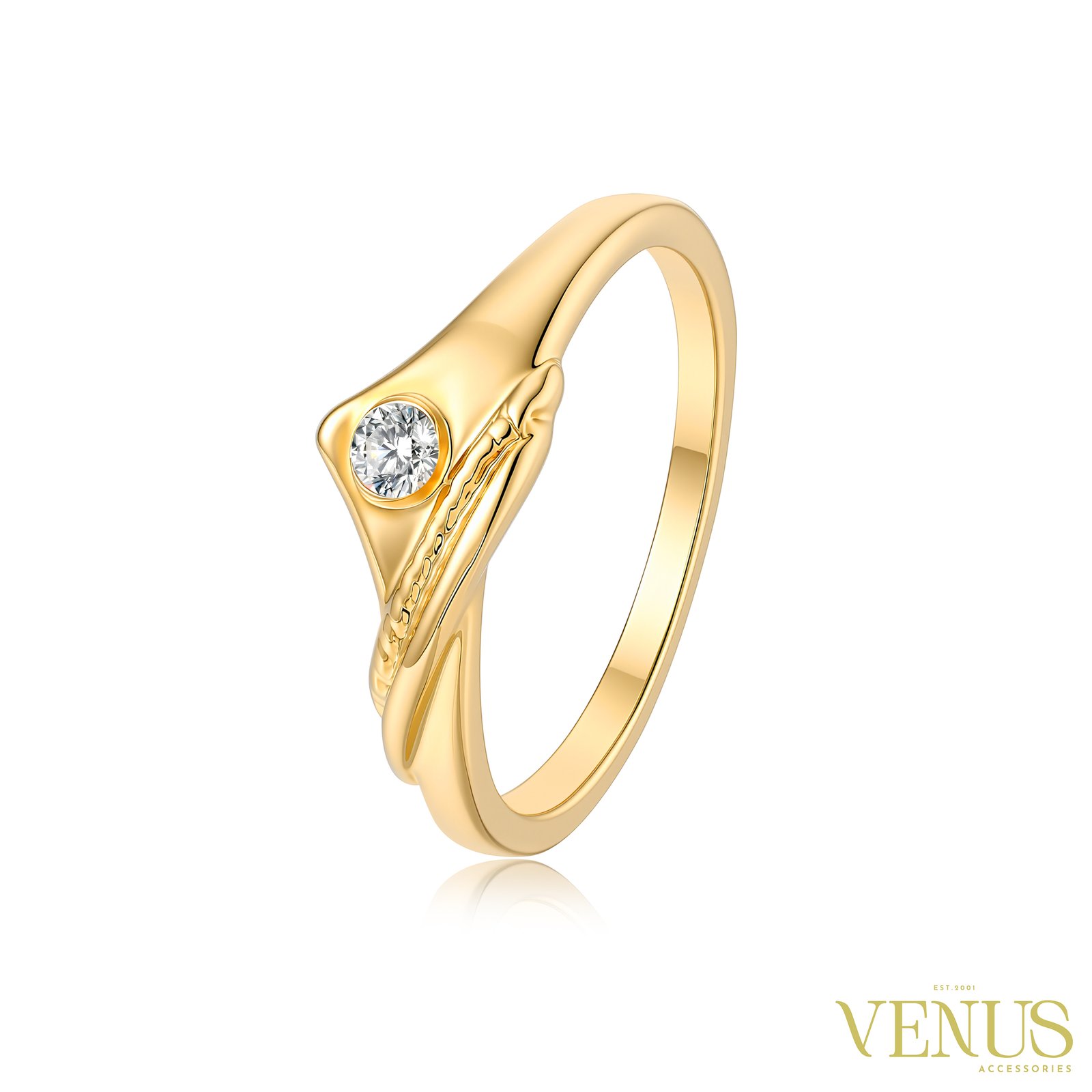 Leaf Wrap Ring – Gold