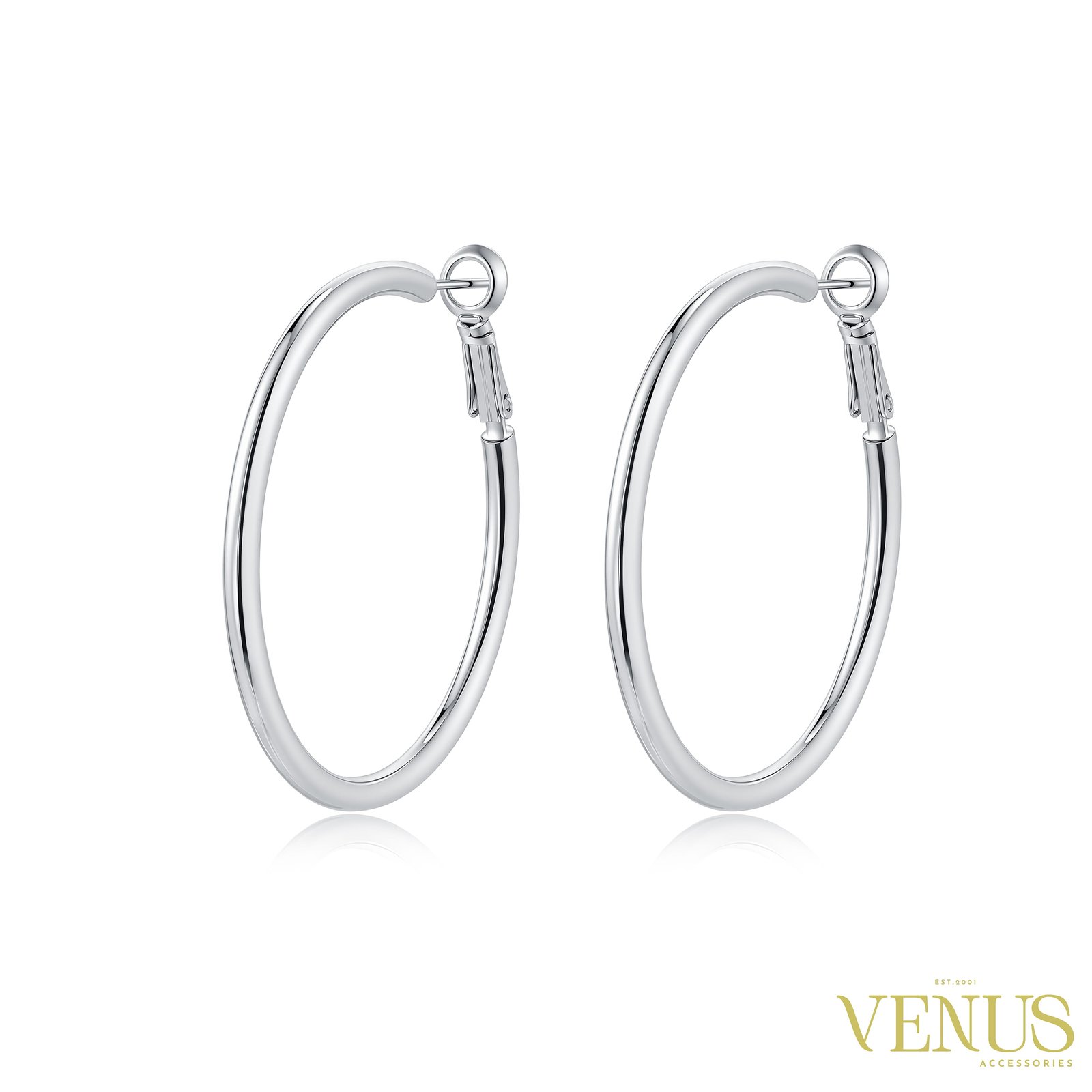 Round Hoop Earrings – 4CM