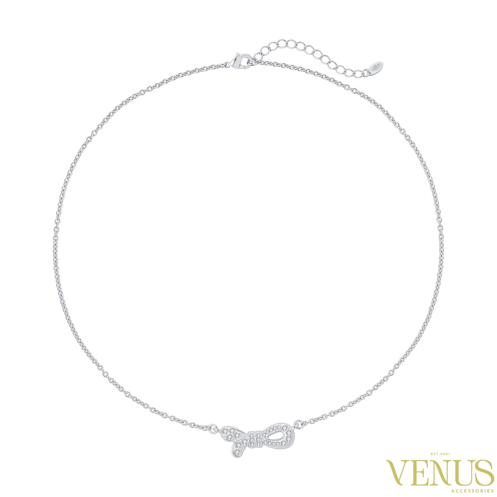 Butterfly Necklace & Earring Set – Silver