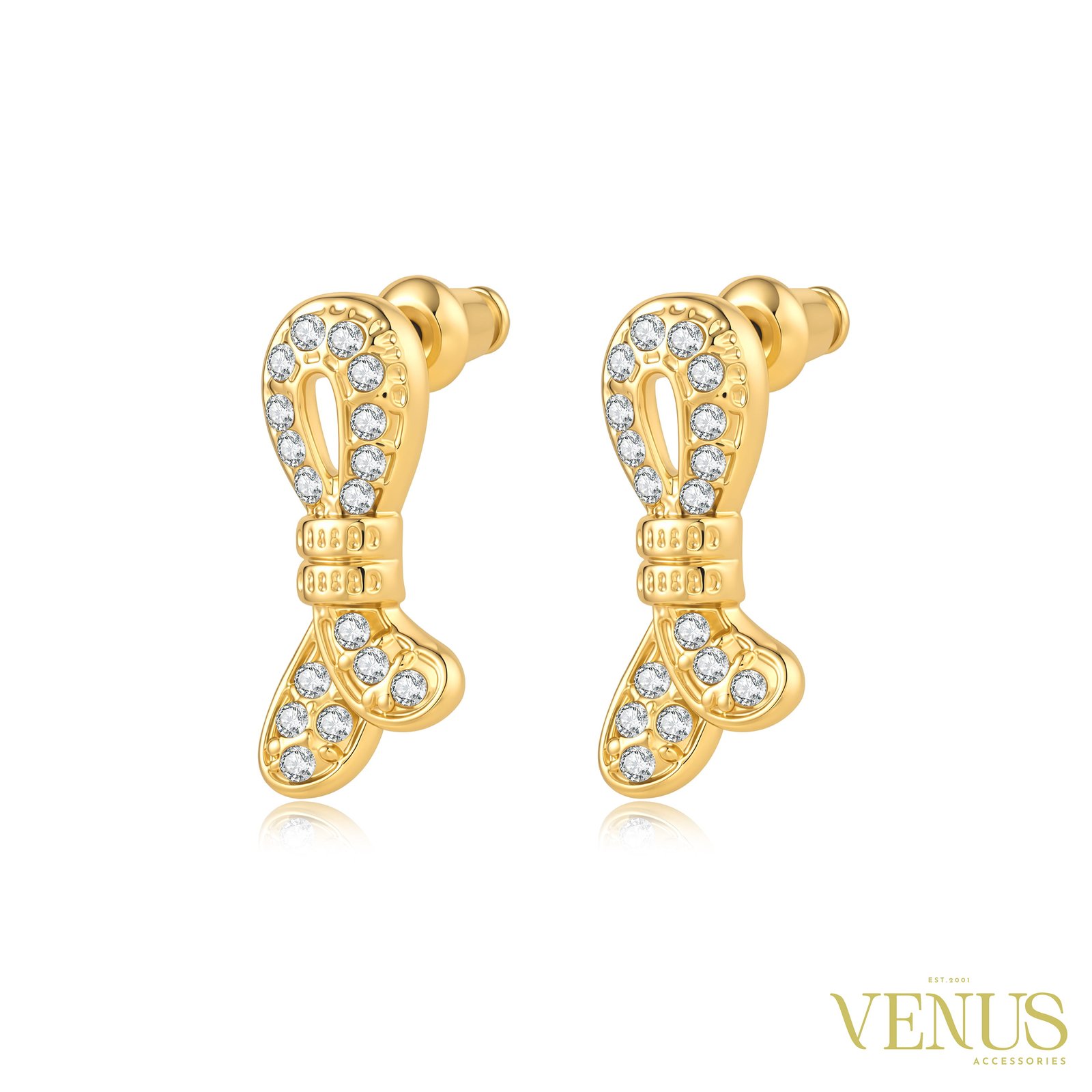 Butterfly Necklace & Earring Set – Gold Thumbnail 3