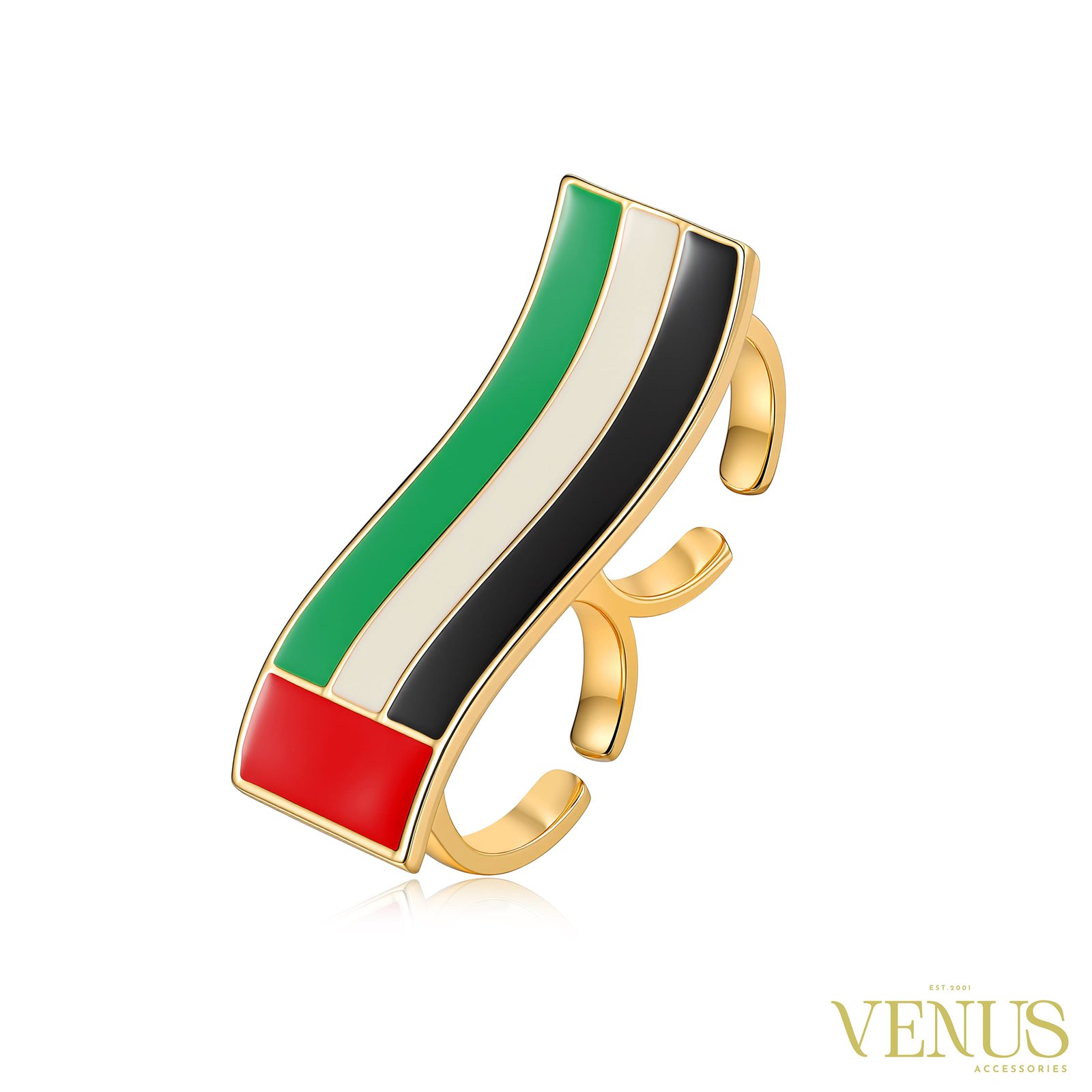 Flag Enamel Ring