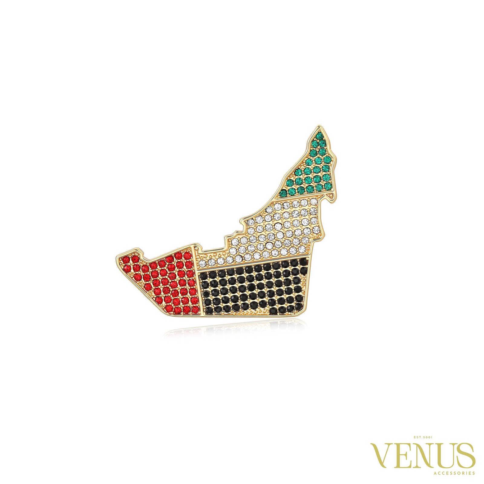 UAE Landmark Brooch