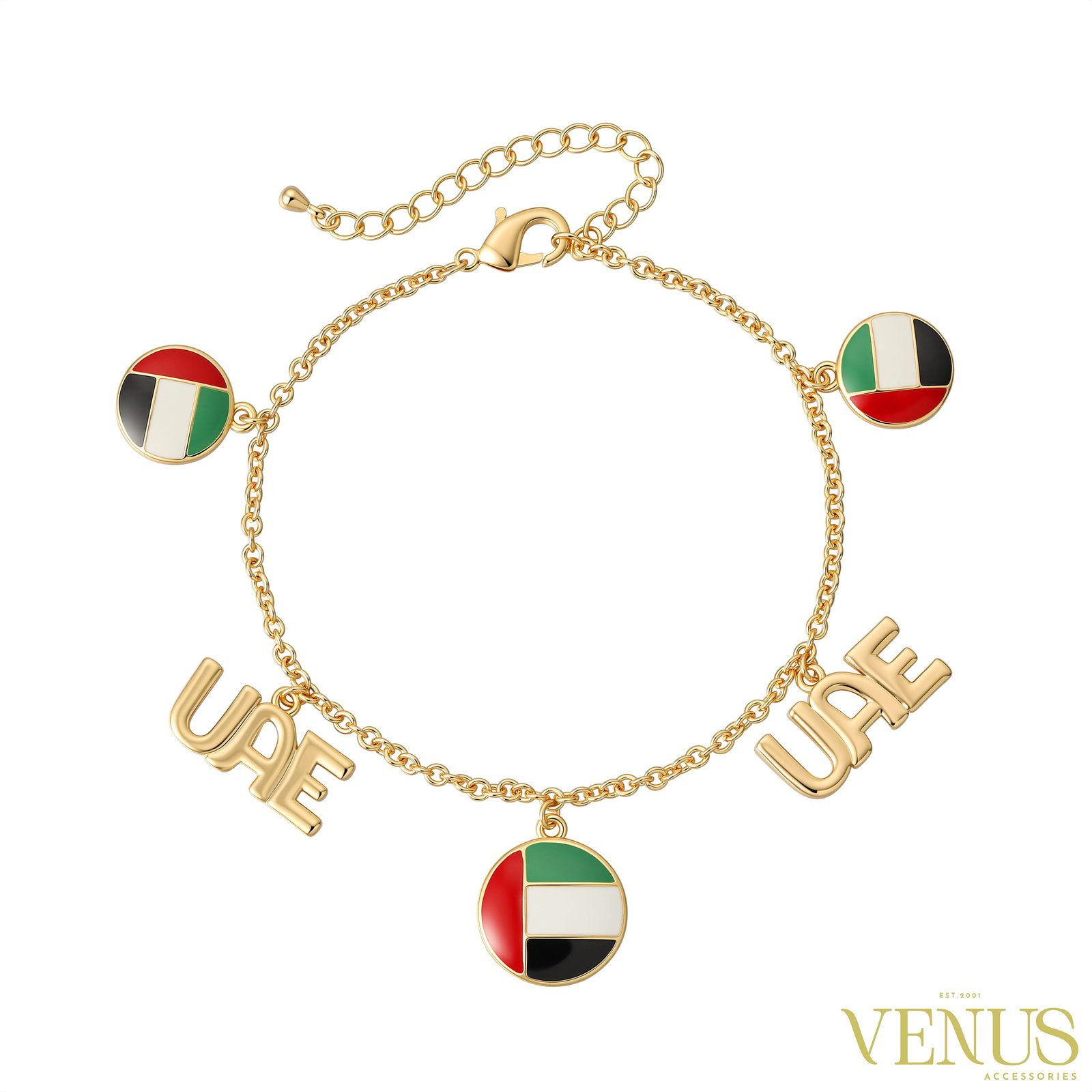 UAE Enamel Bracelet