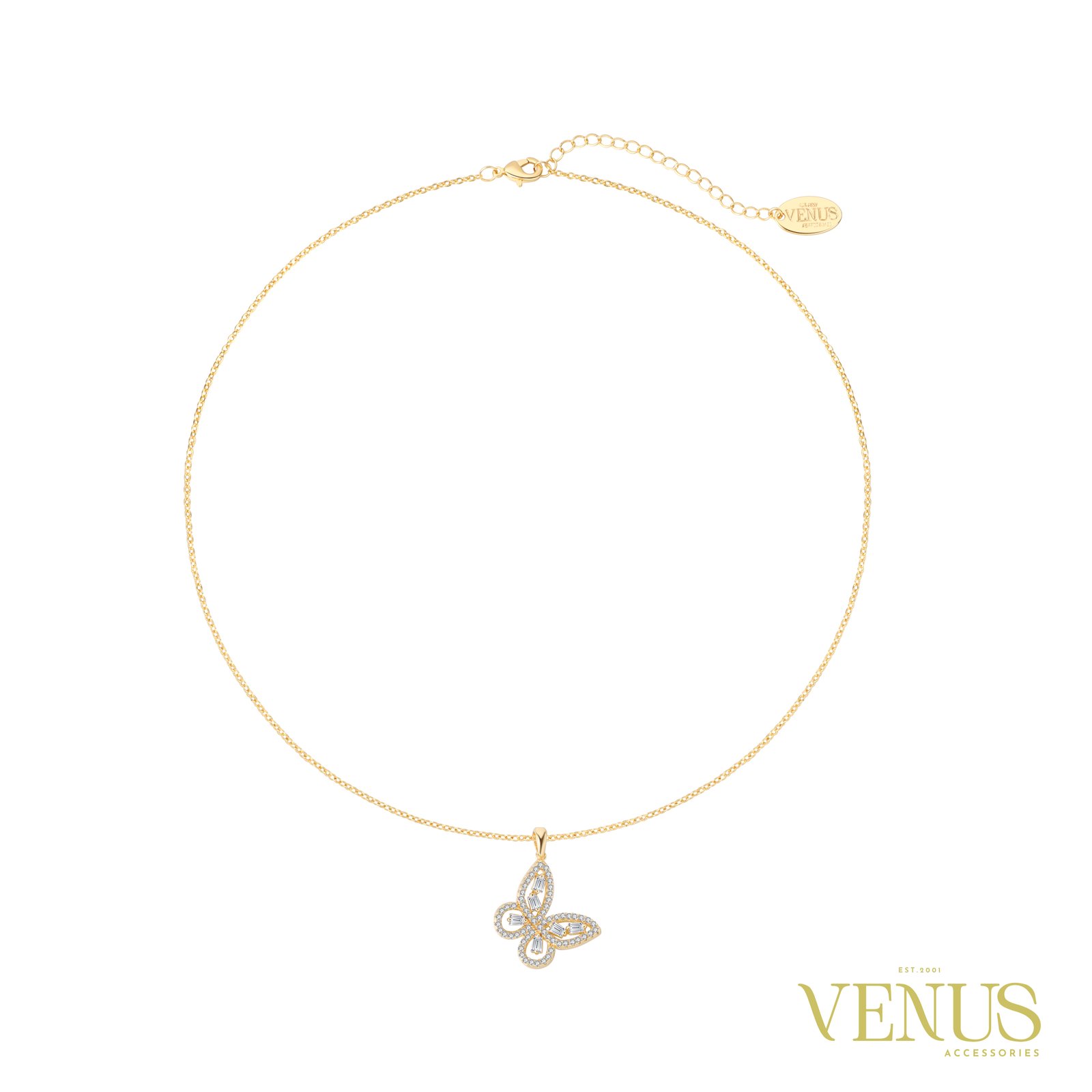 Gold Butterfly Necklace