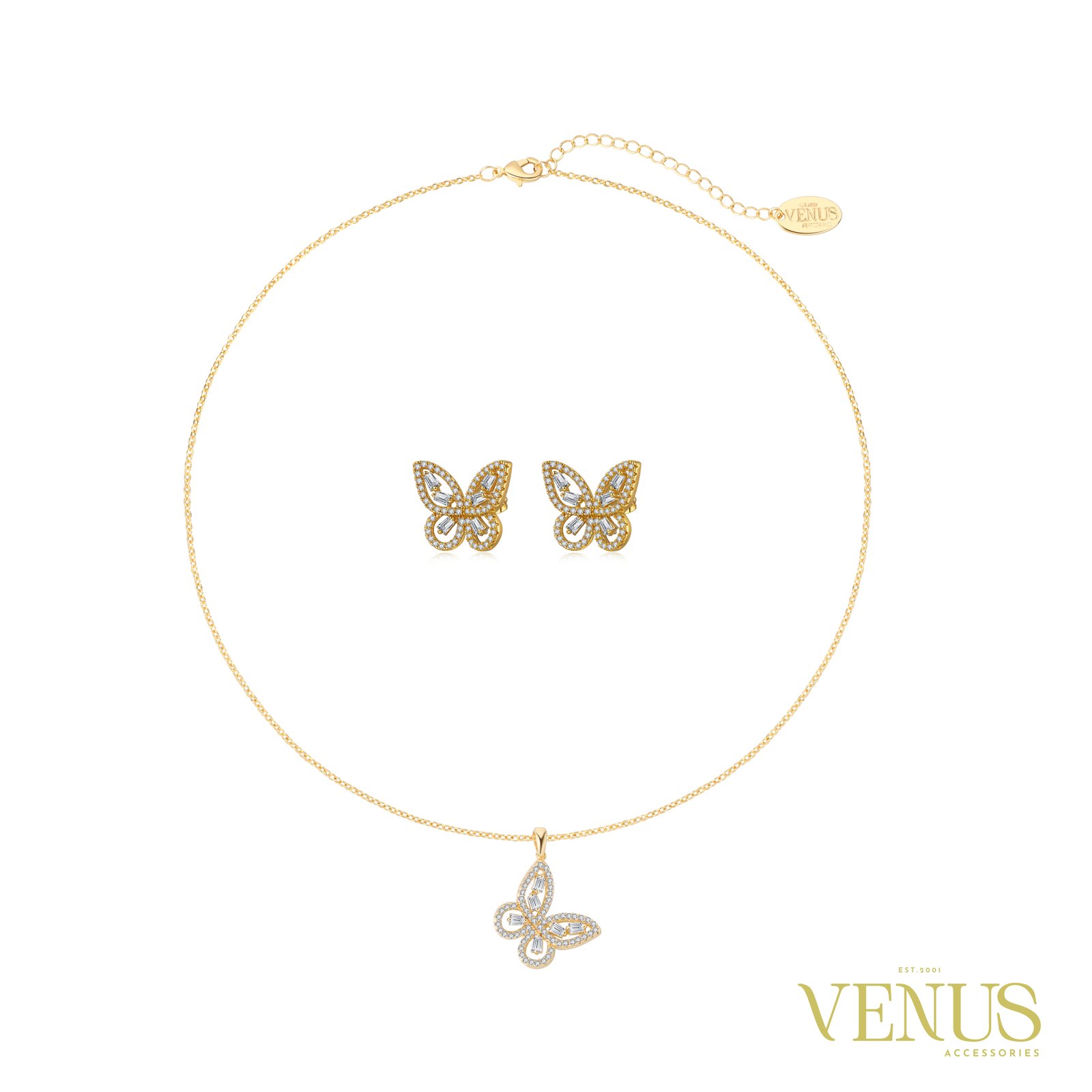 Gold Butterfly Set
